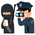 テロリストが使うスマートフォンを遠くから監視しているFBIの警察官