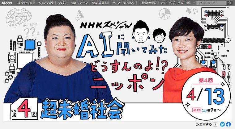 NHKプロデューサーを逮捕！路上で強制わいせつの疑い、炎上した番組「ＡＩに聞いてみた」開発チーム責任者