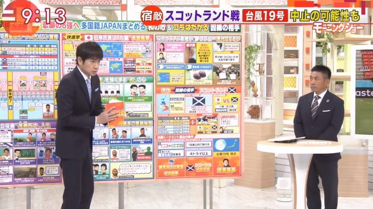【動画】モーニングショーで羽鳥慎一が不謹慎発言「来い！来い！（台風）19号！」ラグビーW杯、雨天中止で日本が１位通過