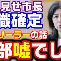 チラ見せ市長の失職確定！メガソーラーの話はぜんぶ嘘でした！陰謀論者を騙す手口を徹底解説【KSLチャンネル】