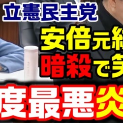 【大炎上】国会での態度ヤバ過ぎ立憲議員「安倍元総理の暗殺良かった」→ずっと笑顔で批判殺到【KSLチャンネル】